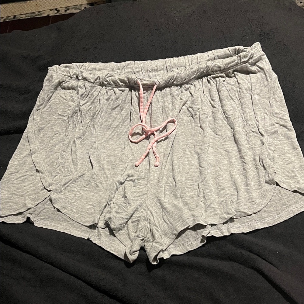 Gray Women's Pajama Shorts